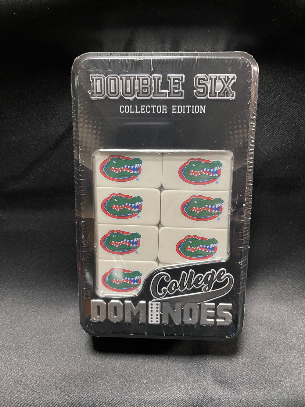 Double Six College Dominoes - Florida Gators White Set NWT